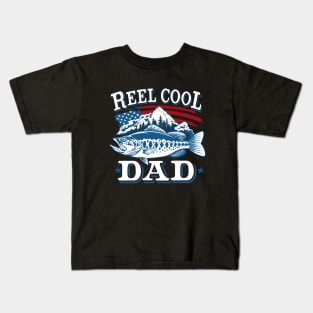 Funny Fishing Dad Pun, Father Fisherman Joke Kids T-Shirt